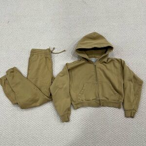 TNA Cozy AF Sweatfleece Sweater + Joggers Set